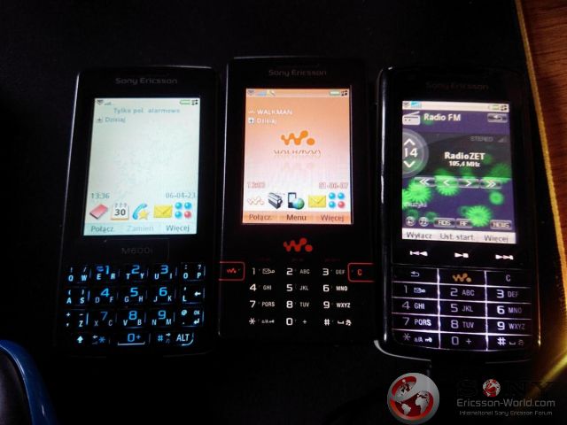 Sony Ericsson M600, Sony Ericsson w950 i Sony Ericsson w960i