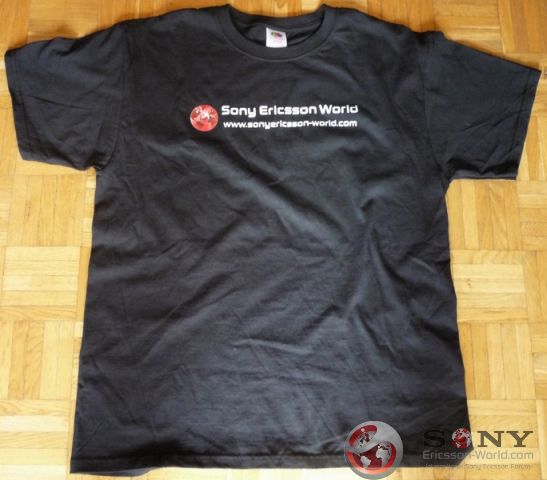 Czarna koszulka Forum Sony Ericsson World
